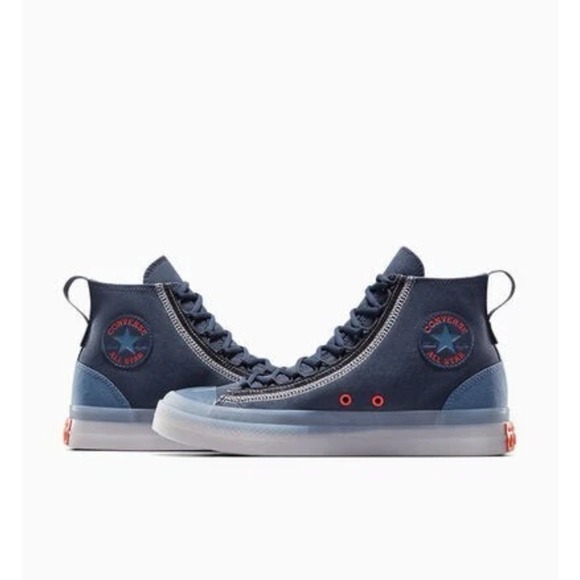 NIB Converse Chuck Taylor All Star CX EXP2 Dark Blue Orange M 8/ W 10 A14296C - Picture 5 of 11